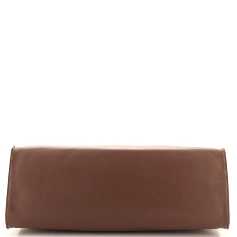 Telfar Shopping Tote Faux Leather Medium Brown - Picture 4 of 8